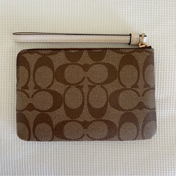 Coach Corner Zip Wristlet - Picture 3 of 10